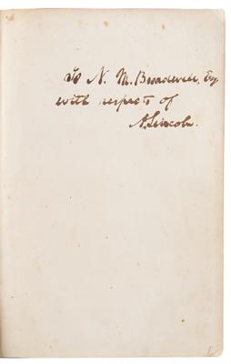 Lot #6014 Abraham Lincoln Signed First Edition of the Lincoln-Douglas Debates (One of Four Known Signed in Ink, to Former Law Apprentice N. M. Broadwell) - Image 3