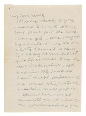 Lot #6028 Mohandas Gandhi Autograph Letter Signed on Marriage and Self-Reliance - Image 2