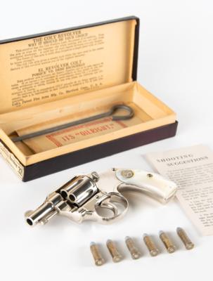 Lot #6053 J. Edgar Hoover's 1938 Colt .32 Pocket Positive Revolver (Factory-Engraved "J. Edgar Hoover")