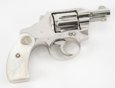 Lot #6053 J. Edgar Hoover's 1938 Colt .32 Pocket Positive Revolver (Factory-Engraved "J. Edgar Hoover") - Image 3