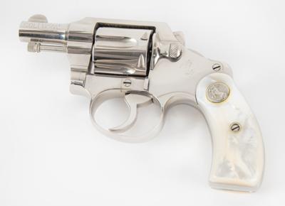 Lot #6053 J. Edgar Hoover's 1938 Colt .32 Pocket Positive Revolver (Factory-Engraved "J. Edgar Hoover") - Image 4