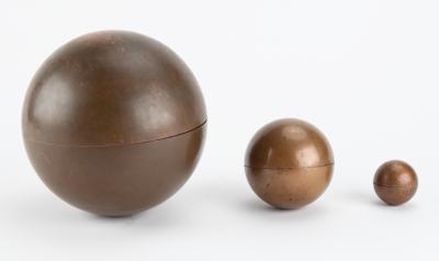 Lot #6061 Manhattan Project: Copper Plutonium Core Tamper Prototypes with "Fat Man" and "Little Boy" Correspondence (1944-45) - Image 1