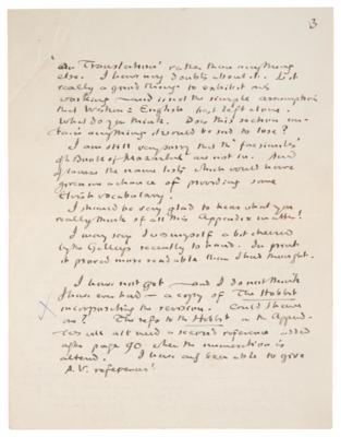 Lot #6039 J. R. R. Tolkien Lengthy Autograph Letter Signed to Publisher on Completing Final Volume of Lord of the Rings - Image 4