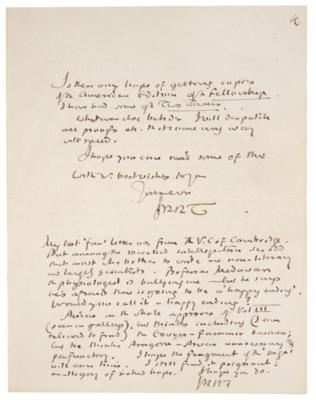 Lot #6039 J. R. R. Tolkien Lengthy Autograph Letter Signed to Publisher on Completing Final Volume of Lord of the Rings - Image 5
