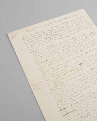 Lot #6043 Louis Pasteur Handwritten Manuscript on Rabies Experiments with Dogs - Image 3
