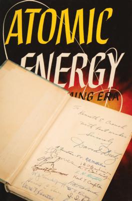 Lot #6090 Manhattan Project: Atomic Bomb Signed Book with Einstein, Oppenheimer, Bohr, Enola Gay Crew, Nobel Prize Winners, and Nuclear Researchers - Image 1