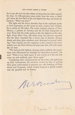 Lot #6090 Manhattan Project: Atomic Bomb Signed Book with Einstein, Oppenheimer, Bohr, Enola Gay Crew, Nobel Prize Winners, and Nuclear Researchers - Image 15