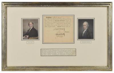 Lot #61 Alexander Hamilton Estate Document - Image 1