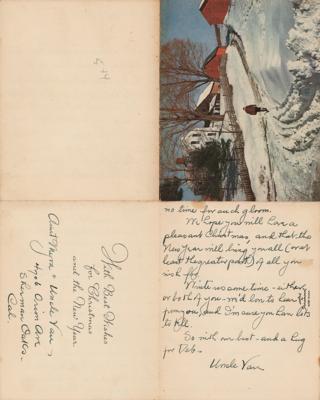 Lot #620 Edward Van Sloan Autograph Letter Signed - Image 2