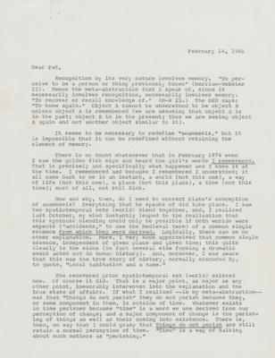 Lot #453 Philip K. Dick Typed Letter Signed - Image 3