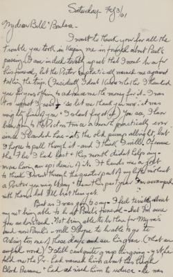 Lot #619 Edward Van Sloan Autograph Letter Signed - Image 2