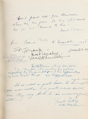 Lot #705 Franklin Pangborn Archive with Guestbook of (300+) Signatures - Image 5