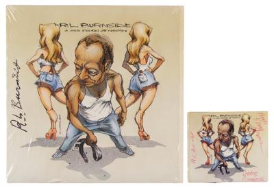 Lot #540 R. L. Burnside Signed Album and CD - Image 1