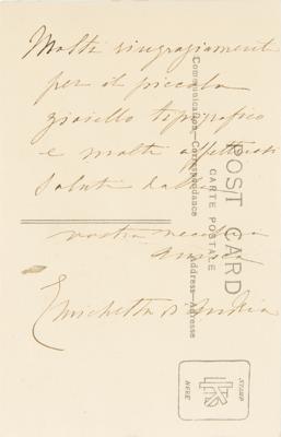 Lot #485 Giacomo Leopardi Postcard - Image 1