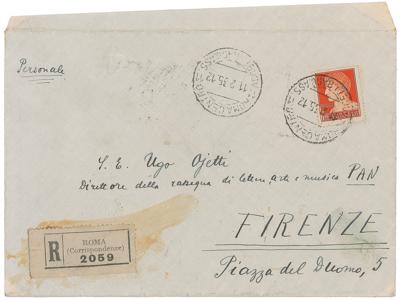 Lot #472 Giuseppe Ungaretti Autograph Letter Signed - Image 2