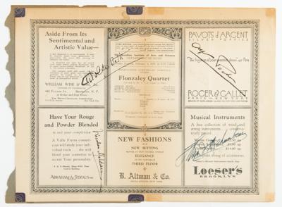 Lot #535 Musicians and Conductors Signed Programs - Image 1