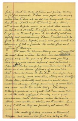 Lot #469 John Steinbeck Archive with Incredible Handwritten Letter on Writing - Image 6