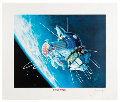 Lot #385 Alexei Leonov Signed Print