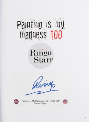 Lot #596 Ringo Starr Signed Book - Image 2