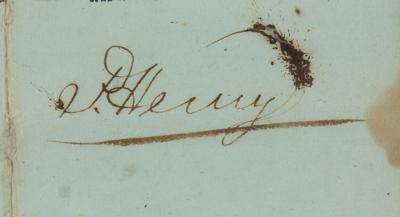 Lot #63 Patrick Henry Document Signed (1780) - Image 3