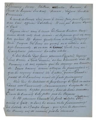 Lot #456 Alexandre Dumas, pere Handwritten Manuscript - Image 2