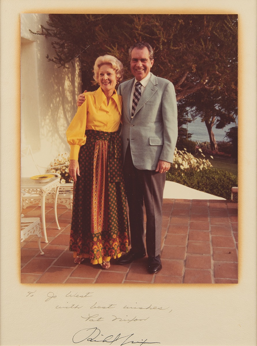 Lot #149 Richard and Pat Nixon Signed Photograph - Image 1