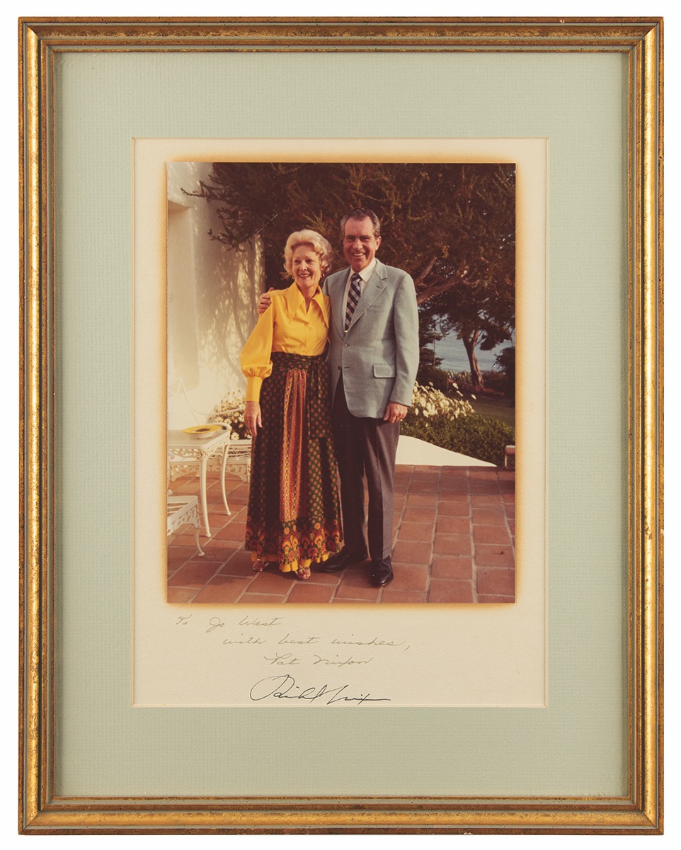 Lot #149 Richard and Pat Nixon Signed Photograph - Image 2
