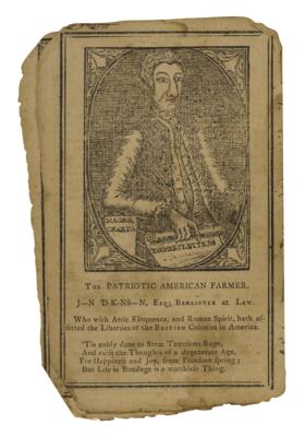 Lot #37 Paul Revere (3) Woodcut Engravings in 1772 Nathaniel Ames Almanac - Image 3