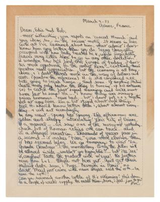 Lot #463 Henry Miller Autograph Letter Signed - Image 2