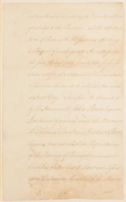 Lot #16 Benjamin Franklin Document Signed (1764) - Approving Funds for the Commissioners for Indian Affairs - Image 7