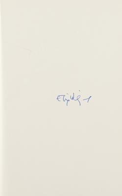 Lot #296 Elie Wiesel Signed Book - Image 2
