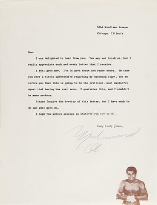 Lot #737 Muhammad Ali Typed Letter Signed - Image 1