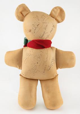 Lot #624 Actors and Actresses Signed Teddy Bear - Image 2