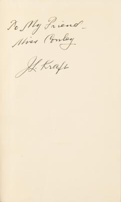 Lot #262 James L. Kraft Signed Book - Image 2
