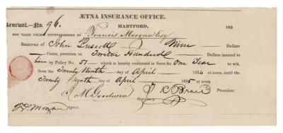 Lot #236 Thomas K. Brace Document Signed - Image 1