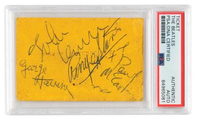 Lot #507 Beatles Signed 1963 Grosvenor Ballroom Ticket - Image 2