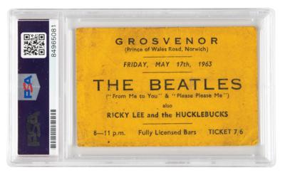 Lot #507 Beatles Signed 1963 Grosvenor Ballroom Ticket - Image 3