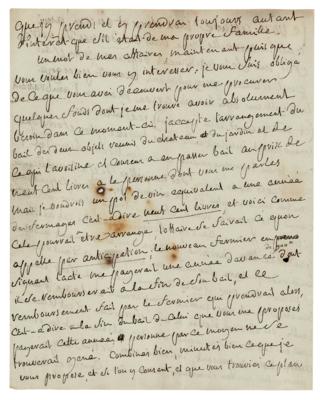 Lot #467 Marquis de Sade Autograph Letter Signed on Napoleon - Image 2