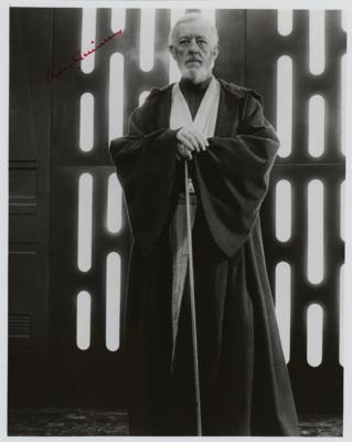 Lot #720 Star Wars: Alec Guinness Signed