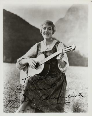 Lot #625 Julie Andrews Signed Photograph (The