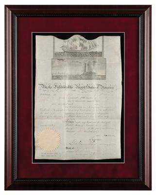 Lot #10 James Madison Document Signed as President (1812) - Image 2