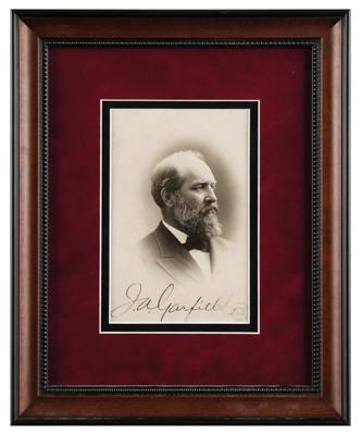 Lot #108 James A. Garfield Signed Photograph - Image 2