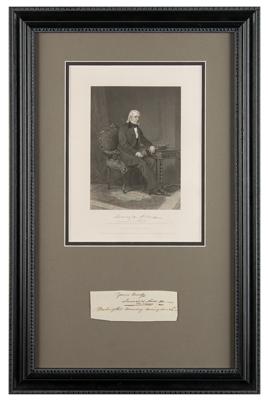 Lot #100 James K. Polk Signature