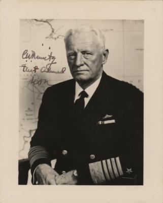 Lot #337 Chester Nimitz Signed Photograph