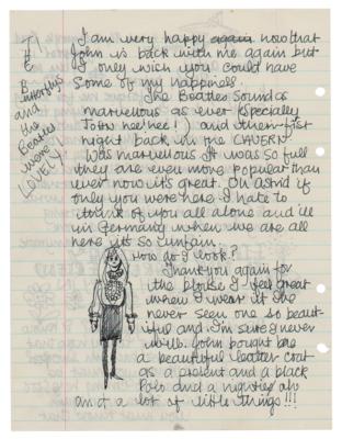 Lot #550 Beatles: Cynthia Lennon Letter to Astrid Kirchherr (1962) - Image 2