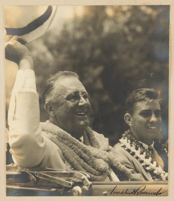 Lot #112 Franklin D. Roosevelt Signed Photograph