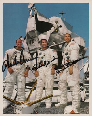 Lot #367 Apollo 12 (2) Crew-Signed NASA Photographs - Image 2