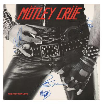 Lot #581 Motley Crue Signed Album