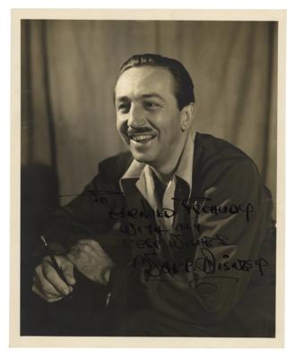 Lot #446 Walt Disney Signed Photograph