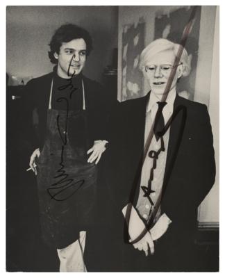 Lot #421 Andy Warhol and Jamie Wyeth Signed Program